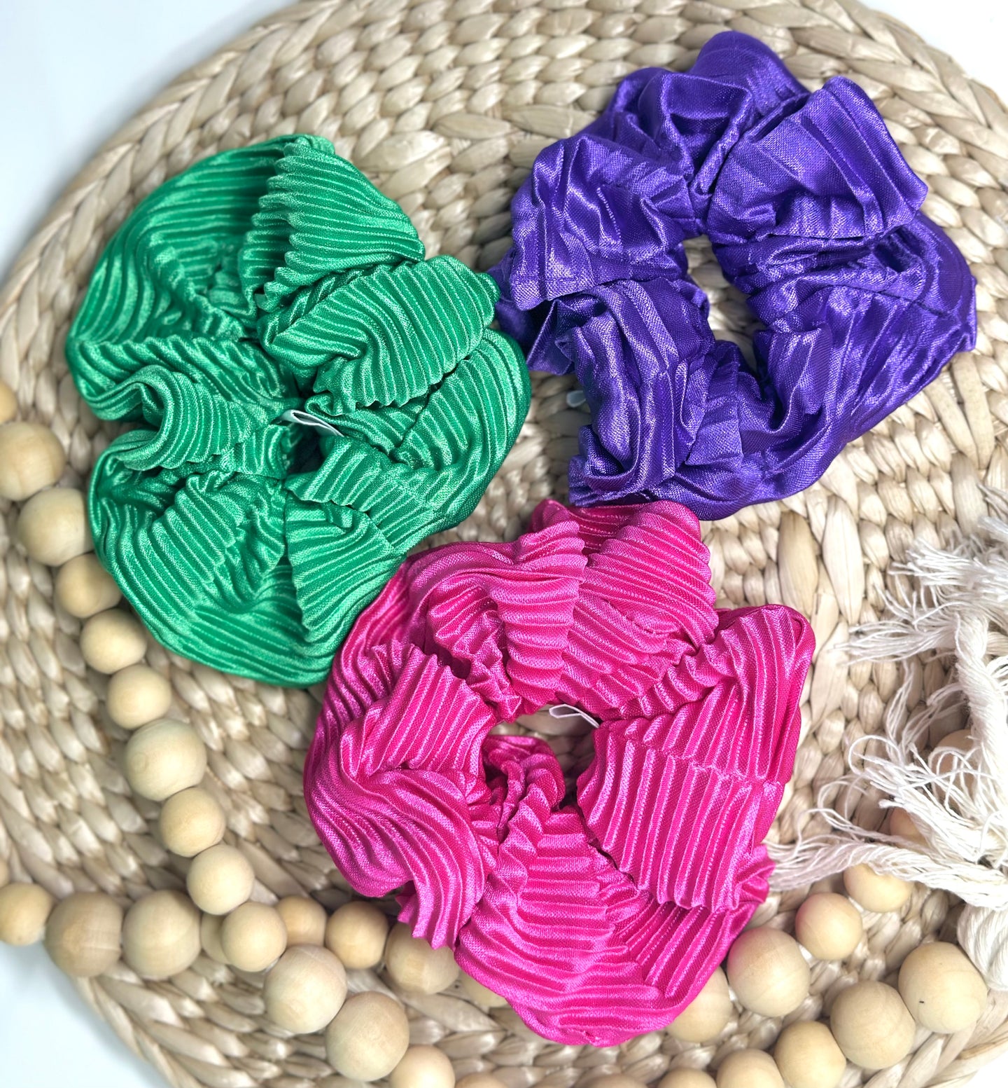 Ribbed Scrunchies